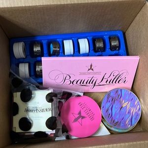 Box of high end cosmetics
